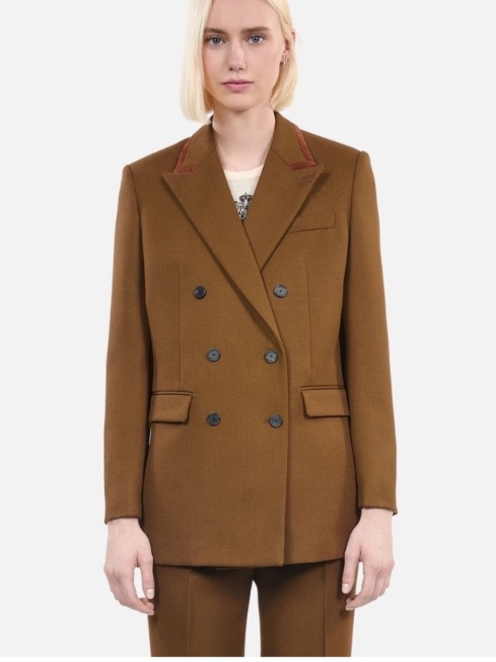 The Kooples “Wooly Piqued” Blazer